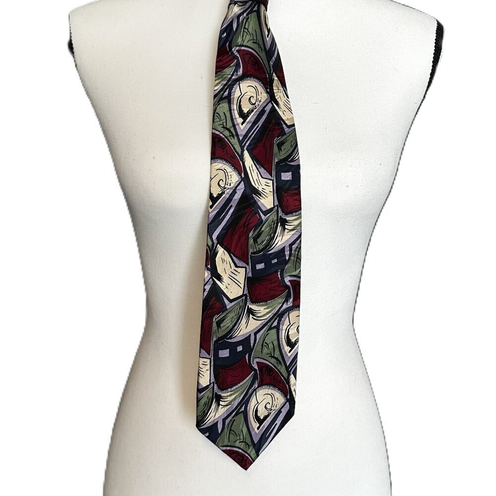 Men's Imperial 100% Silk Multicolored Tie From The International Collection